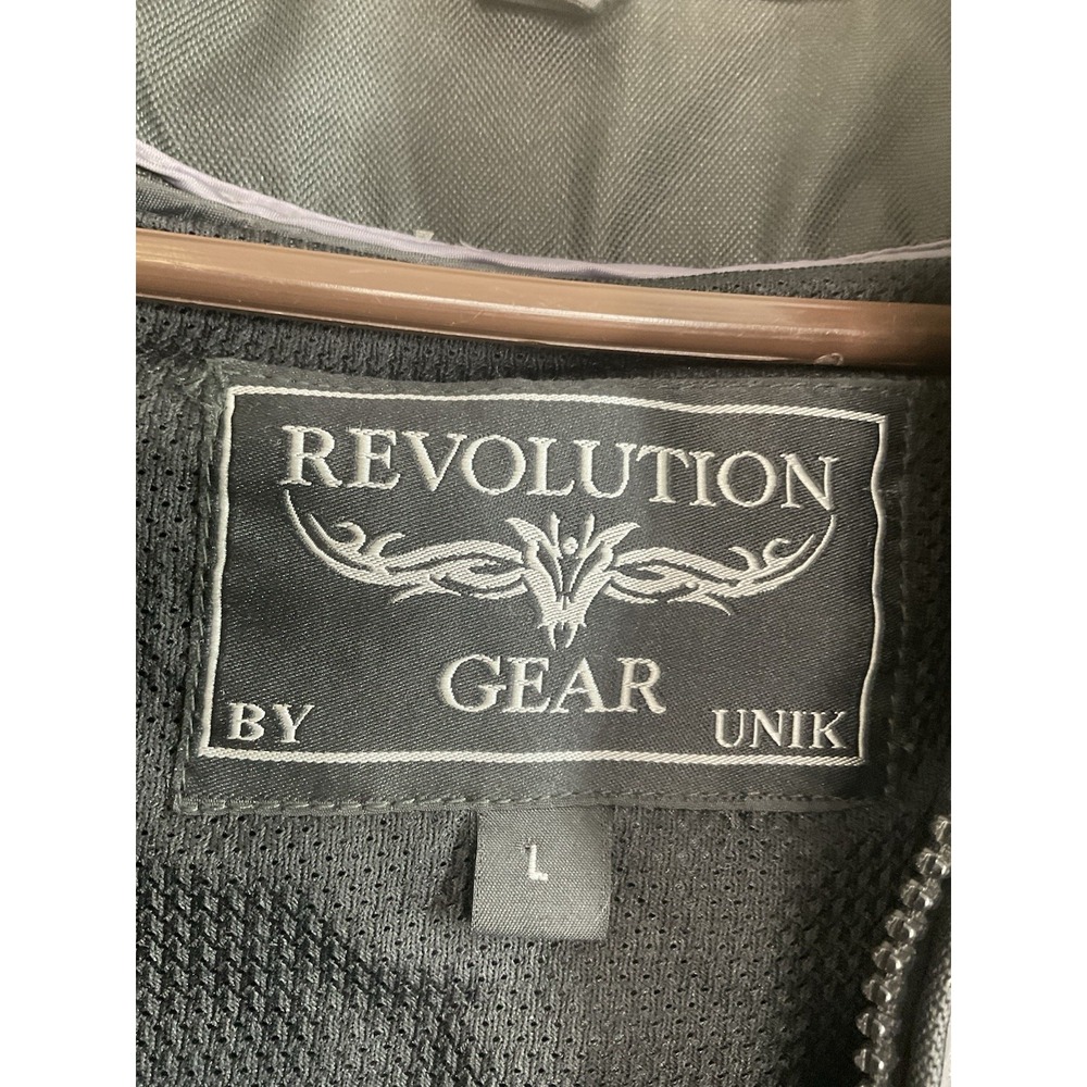 Revolution Gear Textile Armour Motorcycle Jacket Men's Size Large Black WornOnc - Picture 3 of 13